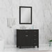 Alya Bath | Norwalk 36" Drawer Vanity Espresso with Carrera Marble Top (Free Standing) Alya Bath - Vanities Alya Bath   