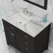 Alya Bath | Norwalk 36" Drawer Vanity Espresso with Carrera Marble Top (Free Standing) Alya Bath - Vanities Alya Bath   