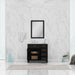 Alya Bath | Norwalk 36" Drawer Vanity Espresso with Carrera Marble Top (Free Standing) Alya Bath - Vanities Alya Bath   