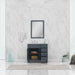 Alya Bath | Norwalk 36" Drawer Vanity in Gray with Carrera Marble Top (Free Standing) Alya Bath - Vanities Alya Bath   