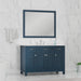 Alya Bath | Norwalk 48" Vanity Blue with Carrera Marble Top (Free Standing) Alya Bath - Vanities Alya Bath   