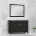 Alya Bath | Norwalk 48" Vanity Espresso with Carrera Marble Top (Free Standing) Alya Bath - Vanities Alya Bath   