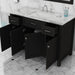 Alya Bath | Norwalk 48" Vanity Espresso with Carrera Marble Top (Free Standing) Alya Bath - Vanities Alya Bath   