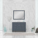 Alya Bath | Norwalk 48" Vanity in Gray with Carrera Marble Top (Free Standing) Alya Bath - Vanities Alya Bath   