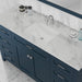 Alya Bath | Norwalk 60" Single Vanity Blue with Carrera Marble Top (Free Standing) Alya Bath - Vanities Alya Bath   