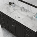 Alya Bath | Norwalk 60" Single Vanity Espresso with Carrera Marble Top (Free Standing) Alya Bath - Vanities Alya Bath   