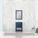 Alya Bath | Wilmington 24" Vanity Blue with Carrera Marble Top (Free Standing) Alya Bath - Vanities Alya Bath   