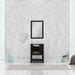 Alya Bath | Wilmington 24" Vanity Espresso with Carrera Marble Top (Free Standing) Alya Bath - Vanities Alya Bath   