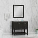 Alya Bath | Wilmington 36" Vanity Espresso with Carrera Marble Top (Free Standing) Alya Bath - Vanities Alya Bath   