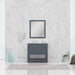 Alya Bath | Wilmington 36" Vanity Gray with Carrera Marble Top (Free Standing) Alya Bath - Vanities Alya Bath   