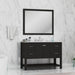 Alya Bath | Wilmington 48" Vanity Espresso with Carrera Marble Top (Free Standing) Alya Bath - Vanities Alya Bath   