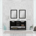 Alya Bath | Wilmington 60" Double Vanity in Espresso with Carrera Marble Top (Free Standing) Alya Bath - Vanities Alya Bath   