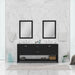 Alya Bath | Wilmington 72" Double Vanity in Espresso with Carrera Marble Top (Free Standing) Alya Bath - Vanities Alya Bath   