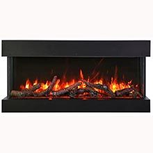 Amantii | Tru-View XL Deep | Built-In 3-Sided Electric Fireplace Indoor / Outdoor Amantii - Electric Fireplace Amantii   