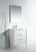 KubeBath | Divani 24'' Gloss White Vanity W/ Quartz Counter Top (Back Splash Free) KubeBath - Vanities KubeBath   