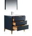 KubeBath | Divani 36'' Gloss Blue Vanity W/ Quartz Counter Top KubeBath - Vanities KubeBath   