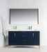 KubeBath | Divani 60'' Gloss Blue Vanity W/ Quartz Counter Top KubeBath - Vanities KubeBath   