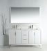 KubeBath | Divani 60'' Gloss White Vanity W/ Quartz Counter Top KubeBath - Vanities KubeBath   