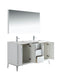 KubeBath | Divani 60'' Gloss White Vanity W/ Quartz Counter Top KubeBath - Vanities KubeBath   