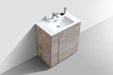 KubeBath | Milano 30" Nature Wood Modern Bathroom Vanity KubeBath - Vanities KubeBath   