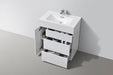 KubeBath | Milano 30" High Glossy White Modern Bathroom Vanity KubeBath - Vanities KubeBath   