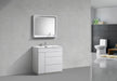 KubeBath | Milano 36" High Glossy White Modern Bathroom Vanity KubeBath - Vanities KubeBath   