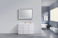 KubeBath | Milano 48" Single Sink High Glossy White Modern Bathroom Vanity KubeBath - Vanities KubeBath   