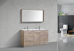 KubeBath | Milano 60"Double Sink Nature Wood Modern Bathroom Vanity KubeBath - Vanities KubeBath   