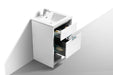 KubeBath | Nudo 24" Modern bathroom Vanity in Gloss White Finish KubeBath - Vanities KubeBath   