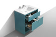 KubeBath | Nudo 32" Modern bathroom Vanity in Teal Green Finish KubeBath - Vanities KubeBath   