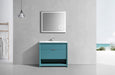 KubeBath | Nudo 40" Modern bathroom Vanity in Teal Green Finish KubeBath - Vanities KubeBath   