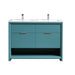 KubeBath | Nudo 48" Double Sink Modern bathroom Vanity in Teal Green Finish KubeBath - Vanities KubeBath   