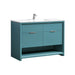 KubeBath | Nudo 48" Single Sink Modern bathroom Vanity in Teal Green Finish KubeBath - Vanities KubeBath   