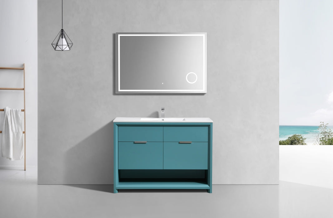 KubeBath | Nudo 48" Single Sink Modern bathroom Vanity in Teal Green Finish KubeBath - Vanities KubeBath   