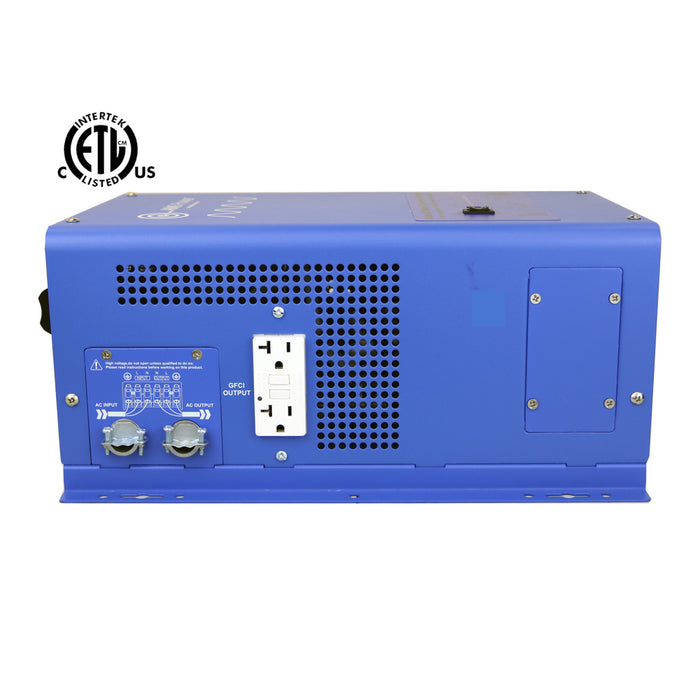 Aims Power | 1500 Watt Pure Sine Inverter Charger - ETL Listed to UL 458 | PICOGLF15W12V120V Aims Power - Inverter Charger Aims Power   