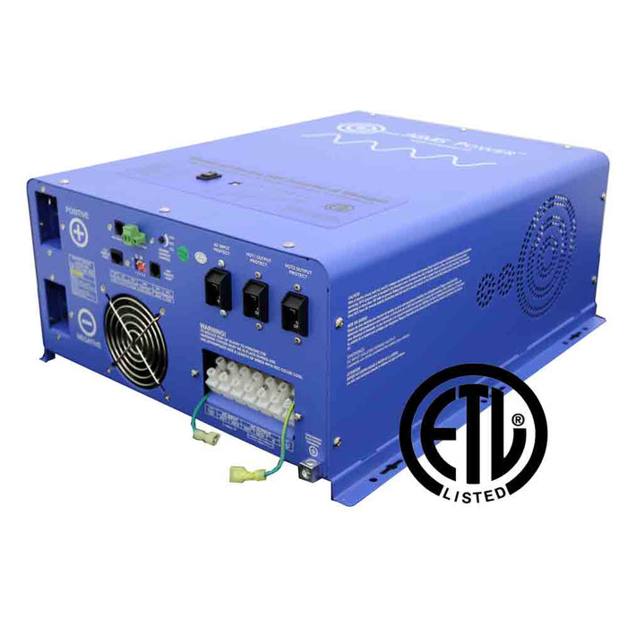 Aims Power | 6000 Watt Pure Sine Inverter Charger ETL Listed to UL 458 | PICOGLF6024240SUL Aims Power - Inverter Charger Aims Power   