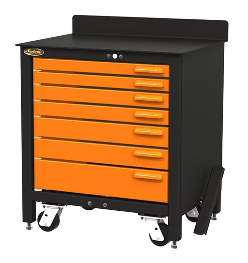 Swivel | 7 Drawer Workbench Swivel - Tool Storage Swivel Storage Solutions   