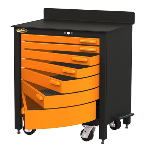 Swivel | 7 Drawer Workbench Swivel - Tool Storage Swivel Storage Solutions   