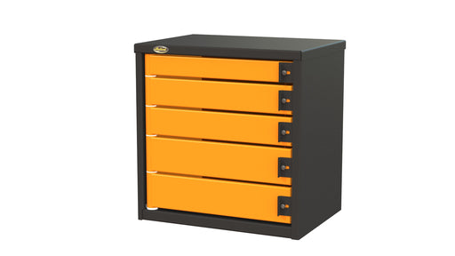 Swivel | 5 Drawer Service / Van Tool Box - 24" W X 24" H Swivel - Tool Storage Swivel Storage Solutions   