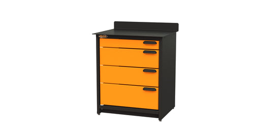 Swivel | Modular Stationary 4 Drawer Storage Unit Swivel - Tool Storage Swivel Storage Solutions   