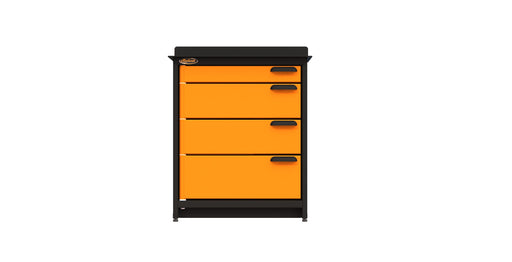 Swivel | Modular Stationary 4 Drawer Storage Unit Swivel - Tool Storage Swivel Storage Solutions   