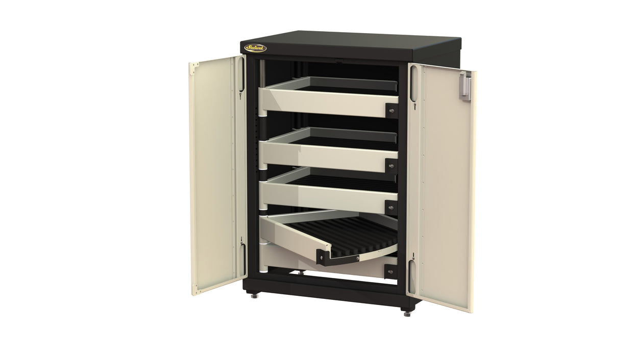 Swivel | Press Brake Tooling Storage, 5 Adjustable Drawers Swivel - Tool Storage Swivel Storage Solutions   