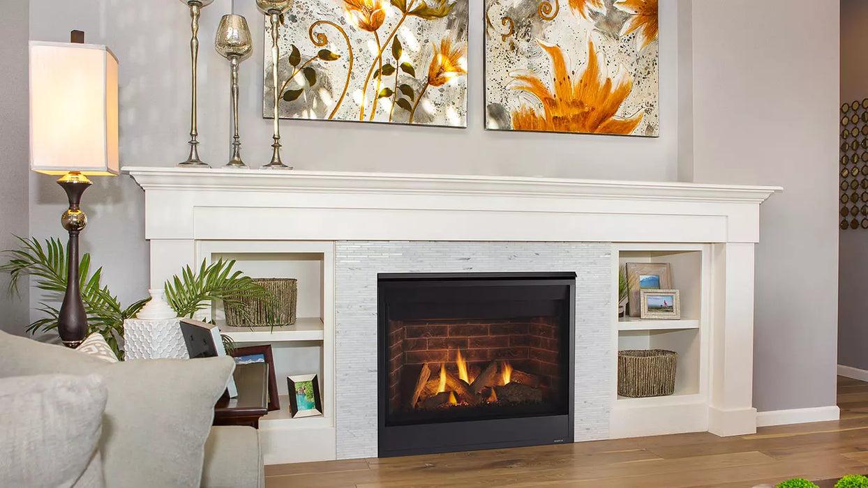 Majestic | Quartz 36" Platinum Direct Vent Gas Fireplace Majestic - Fireplace Majestic   