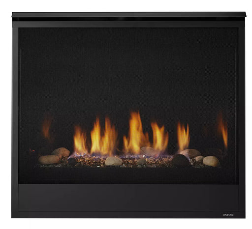 Majestic | Quartz 36" Platinum Direct Vent Gas Fireplace Majestic - Fireplace Majestic   