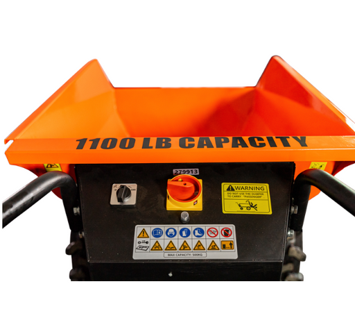 Detail K2 | Electric Hydraulic Dump Cart | 1100lb, 48V Detail K2 - Chipper Detail K2   