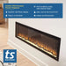 Touchstone | Sideline 100" Elite Electric Fireplace, Black Touchstone - Electric Fireplace Touchstone   