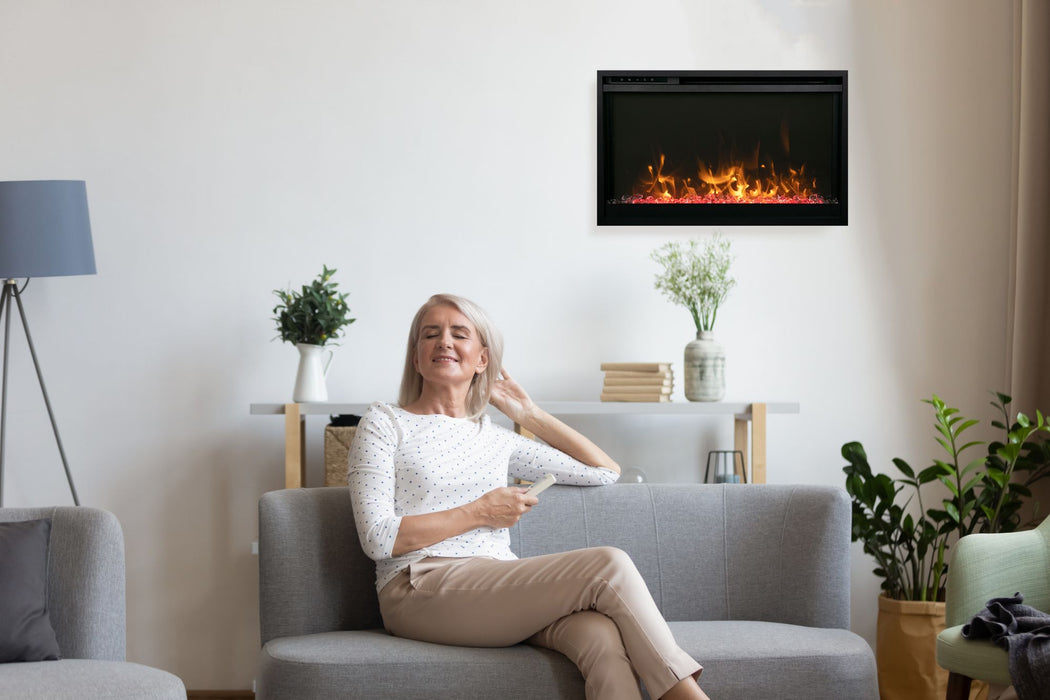 Amantii | Traditional Xtra-Slim | Built-In Electric Fireplace Amantii - Electric Fireplace Amantii   