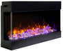 Amantii | Tru-View Slim | 3-Sided Electric Fireplace Indoor / Outdoor Amantii - Electric Fireplace Amantii   