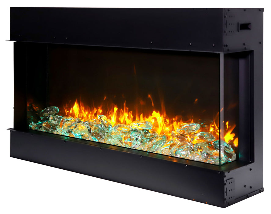 Amantii | Tru-View Slim | 3-Sided Electric Fireplace Indoor / Outdoor Amantii - Electric Fireplace Amantii   