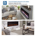 Touchstone | Forte 40" Elite Electric Fireplace, Black Touchstone - Electric Fireplace Touchstone   